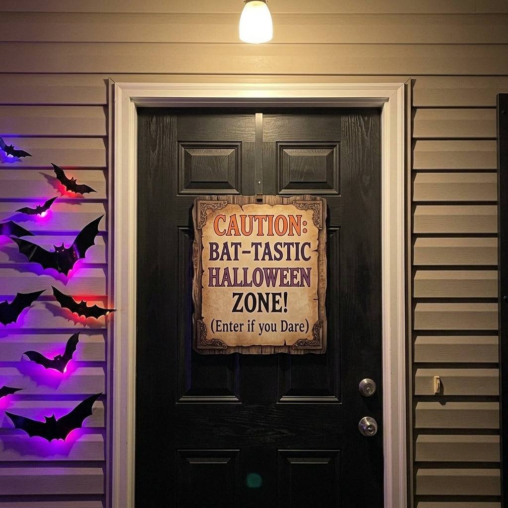 NIGHTFALL Glow Bats - 3D LED Color-Changing Wall Bats