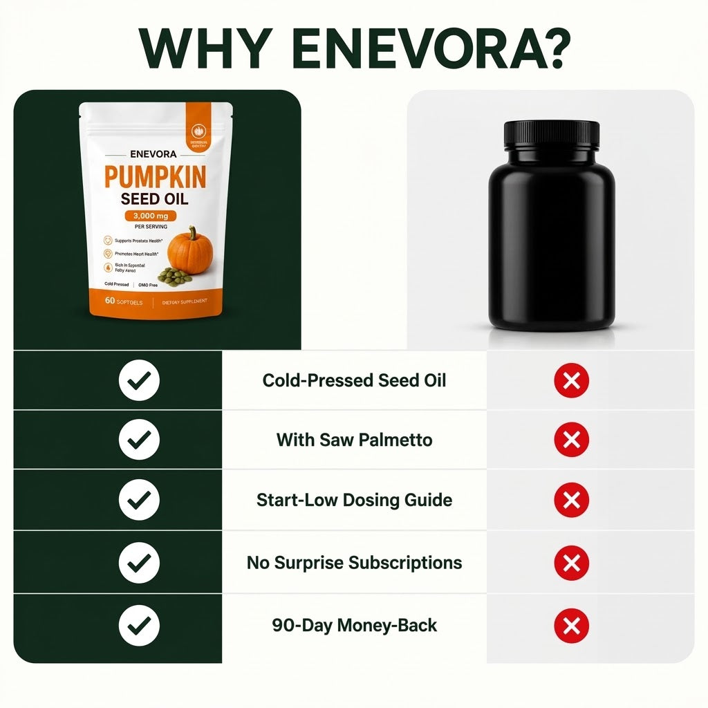Enevora Pumpkin Seed Oil + Saw Palmetto (For Him)