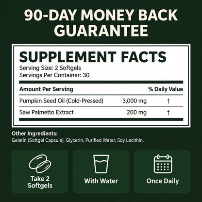 Enevora Pumpkin Seed Oil Softgels