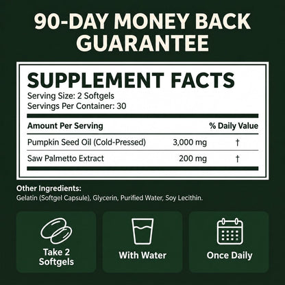 Enevora Pumpkin Seed Oil - Hair Support