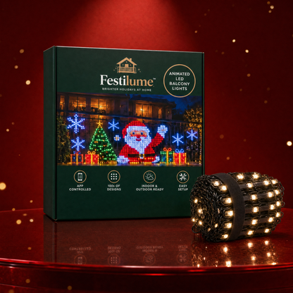 Enevora's FestiLume Animated LED Curtain Lights