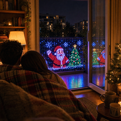 Enevora's FestiLume Animated LED Curtain Lights