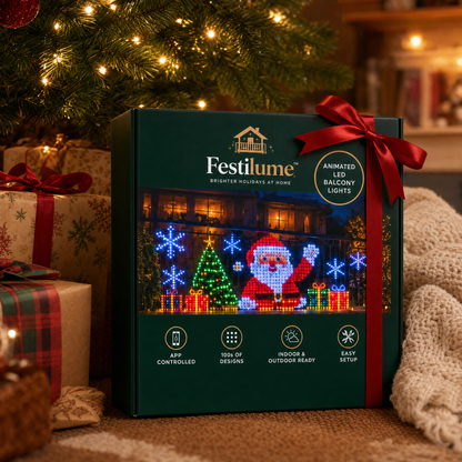 Enevora's FestiLume Animated LED Curtain Lights