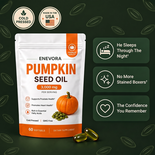 Enevora Pumpkin Seed Oil - wife angle