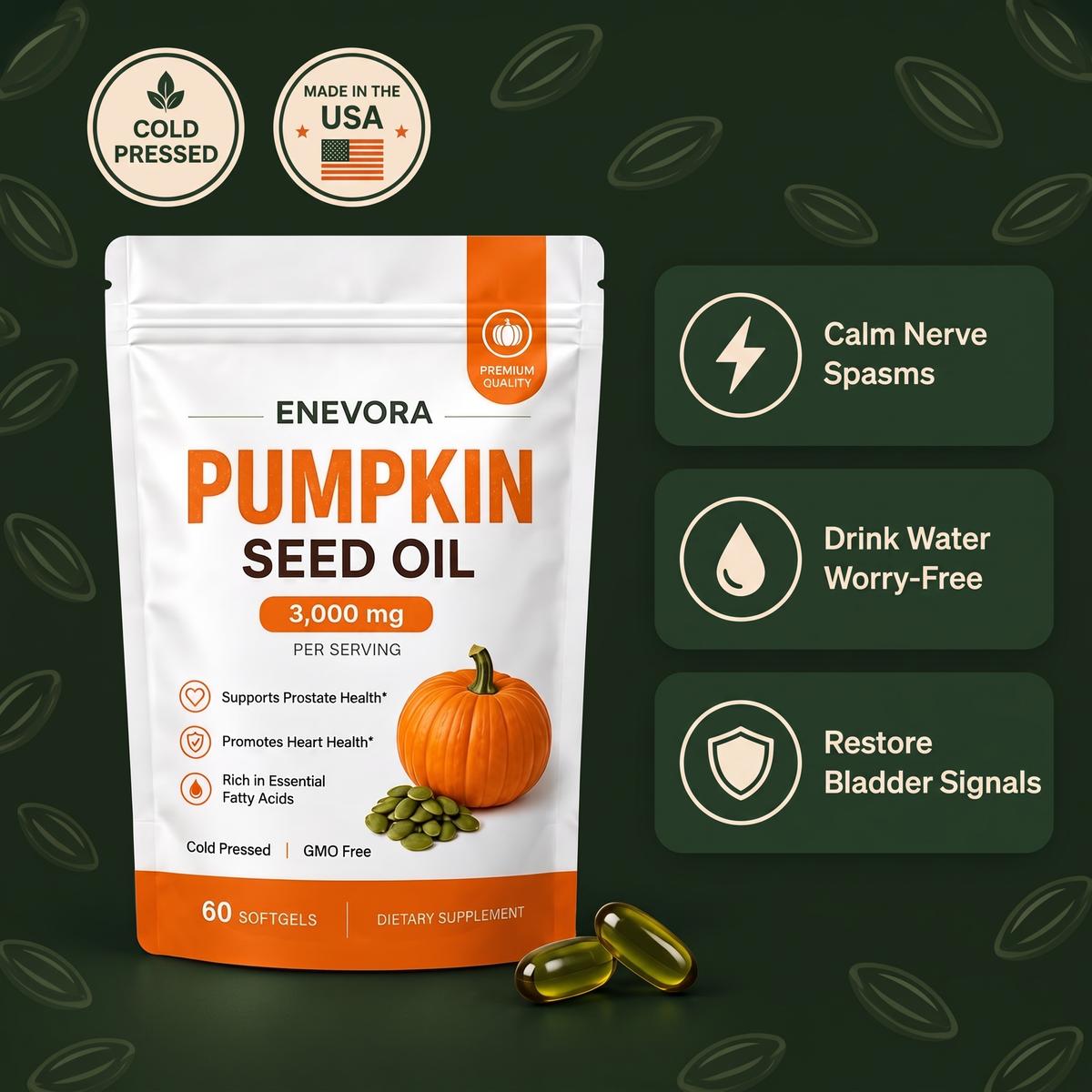 Enevora Pumpkin Seed Oil hero