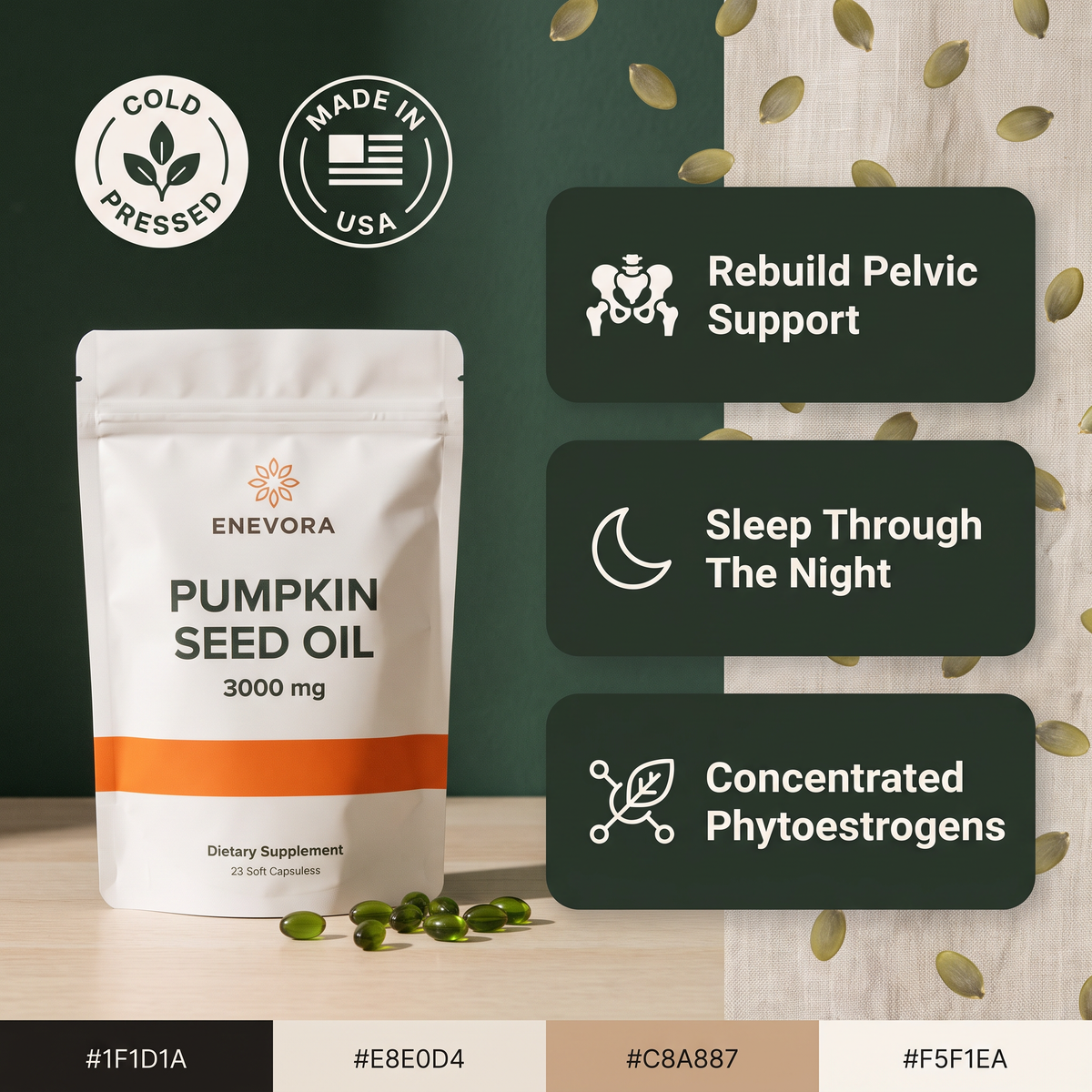 Enevora Pumpkin Seed Oil hero
