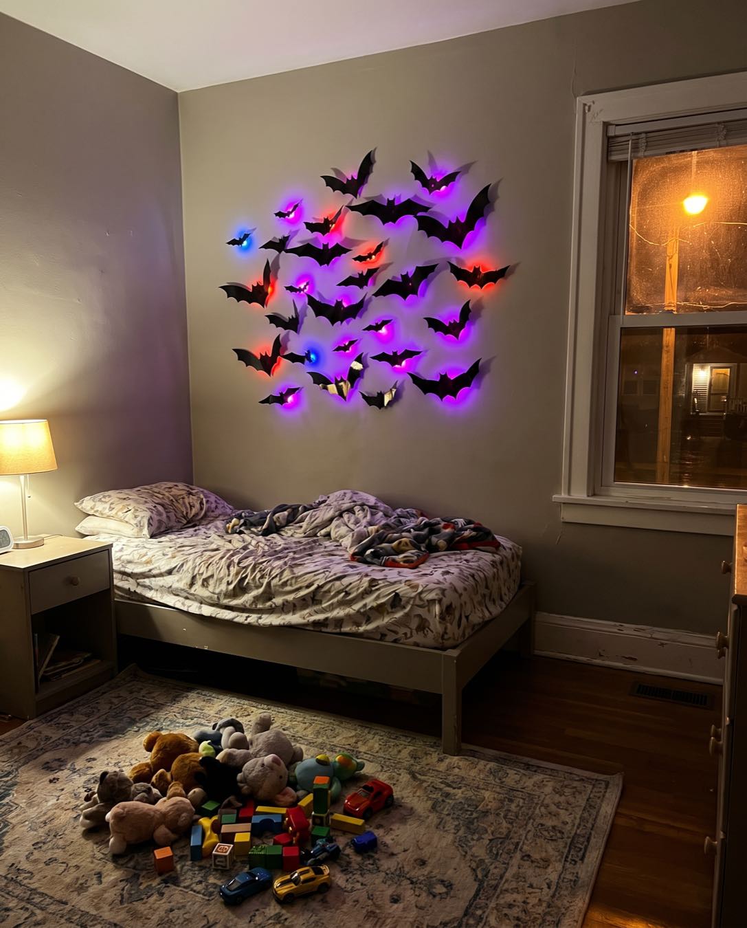 A kid's room. It doubles as a nightlight.